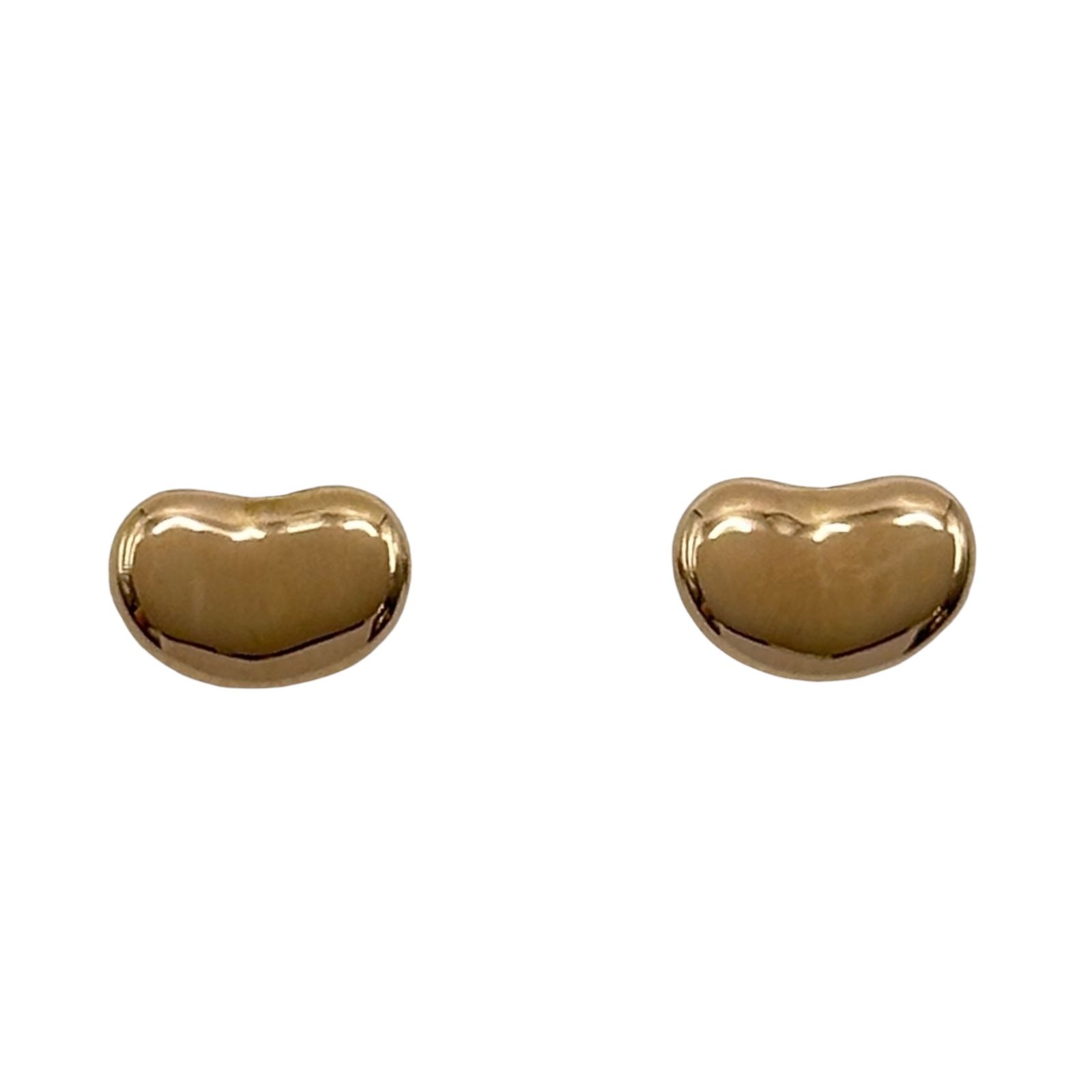 ティファニー TIFFANY＆CO ビーンピアス ピンクゴールド 750 ジュエリー
