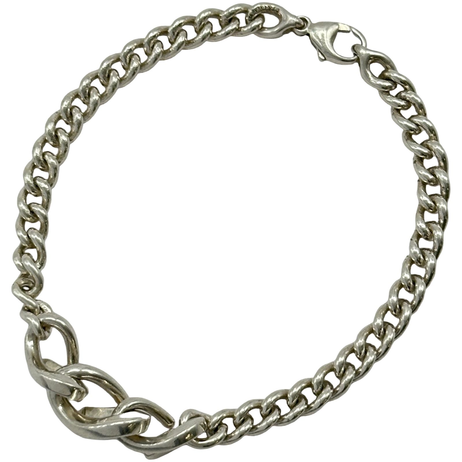 ティファニー TIFFANY＆CO フォージリンクブレスレット シルバー Ag925 ジュエリー
