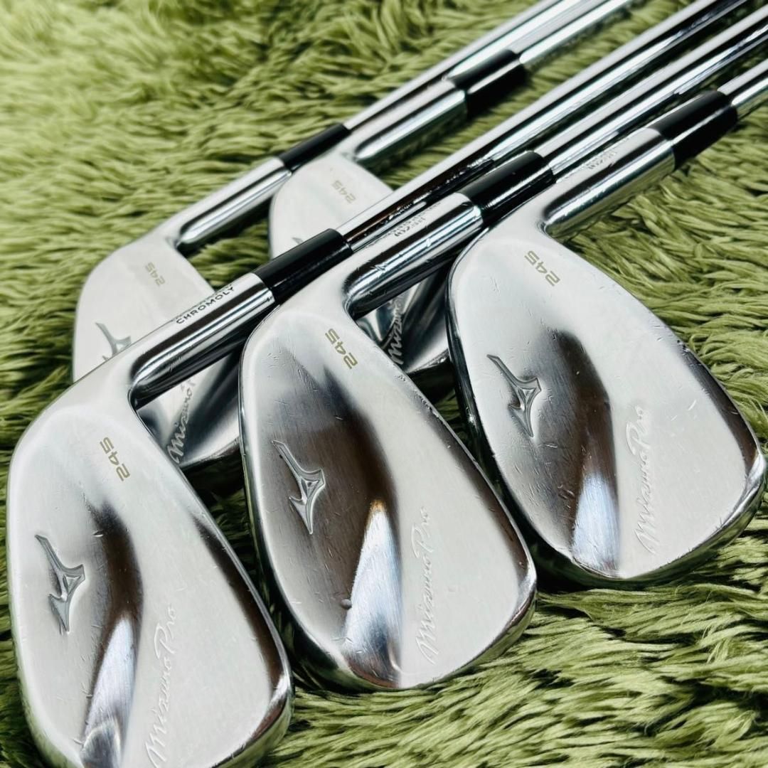 【中古】ミズノプロ 245 アイアン5本セット メンズゴルフ 初心者 入門 大人気モデル MIZUNO PRO N.S.PRO modus3 TOUR105 モーダス スチールシャフト 右利き 男性 flex R