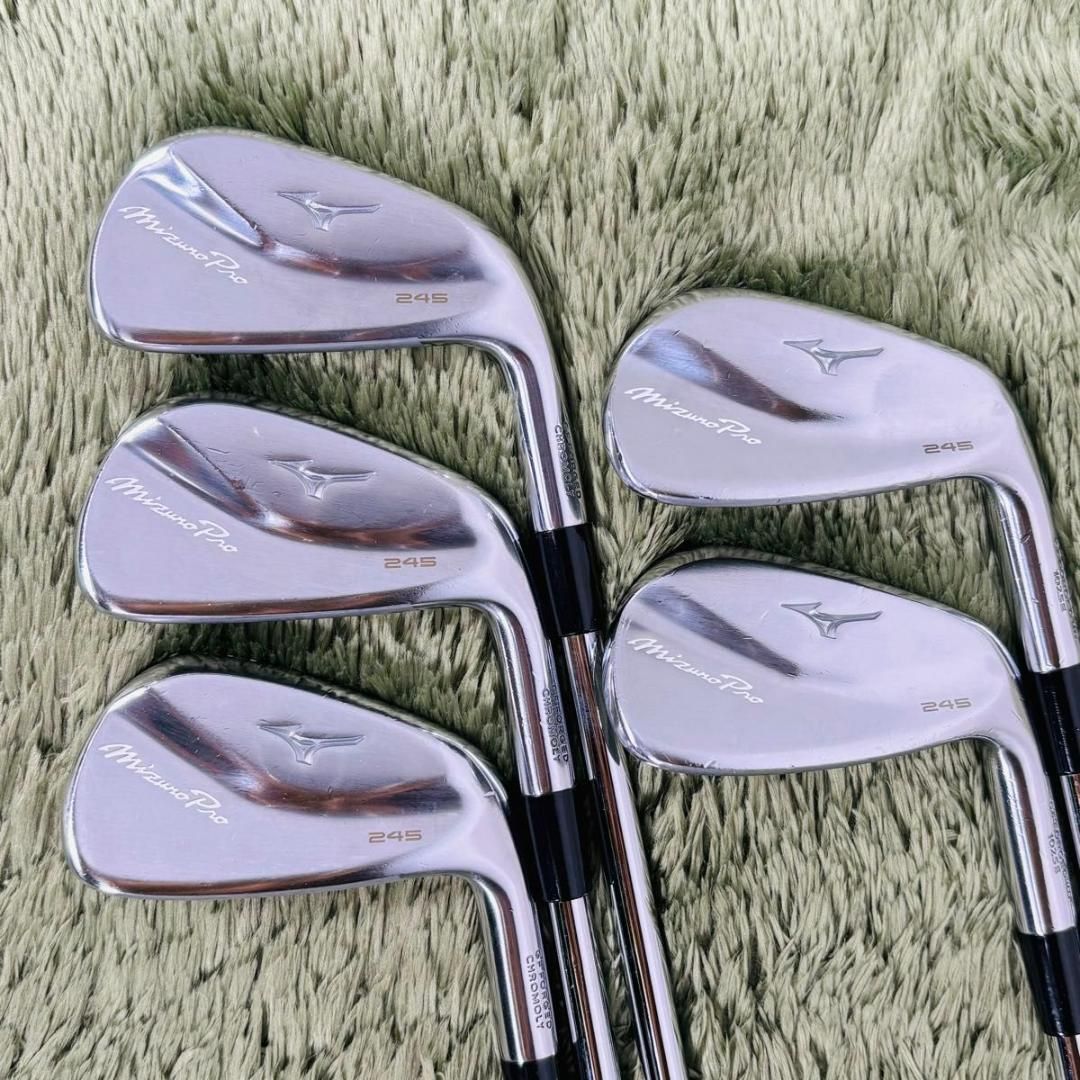 ミズノプロ 245 アイアン5本セット メンズゴルフ 初心者 入門 大人気モデル 中古】ミズノプロ 245 アイアン5本セット メンズゴルフ 初心者 入門