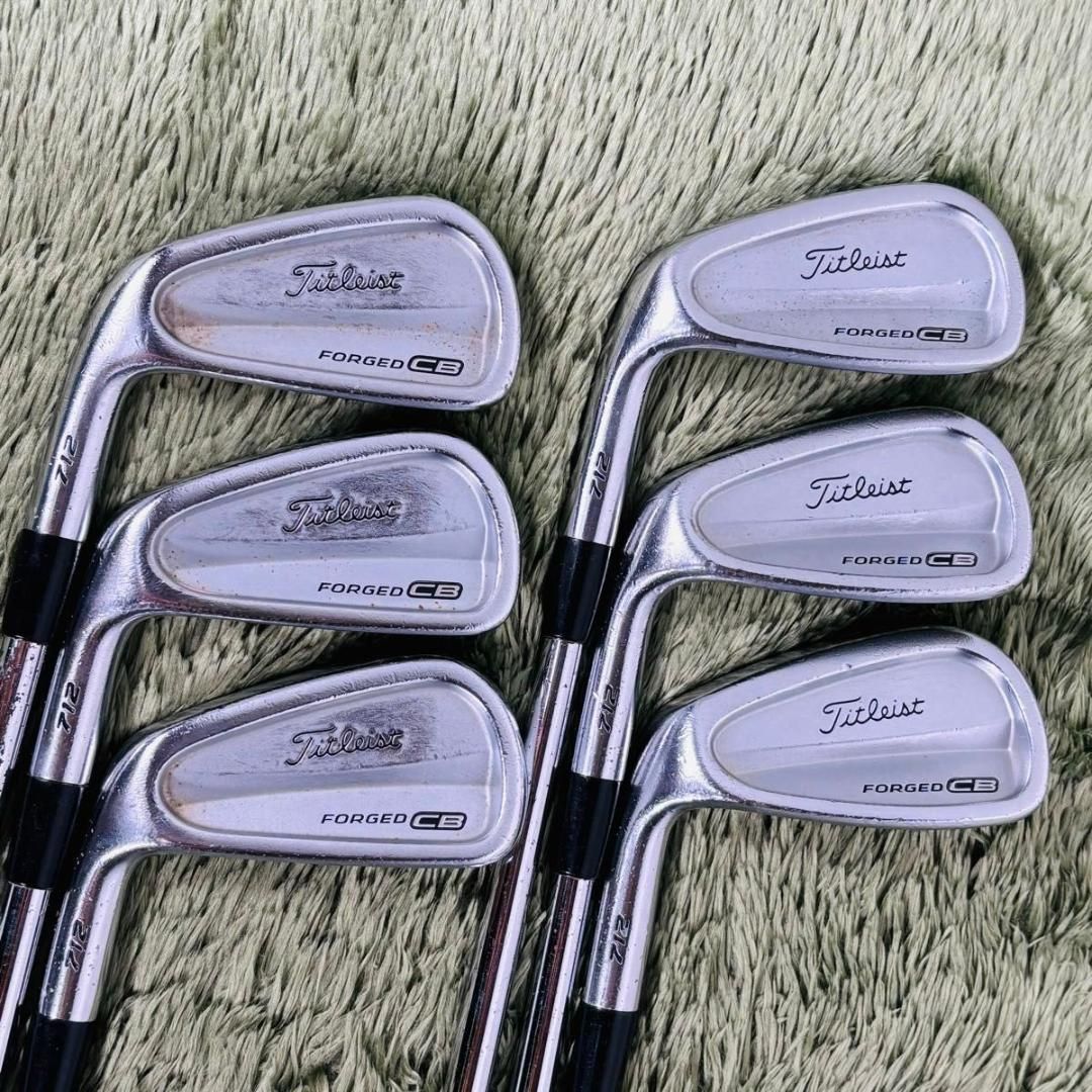 タイトリスト 712 CB レフティ アイアン6本セット メンズゴルフ 初心者 タイトリスト 712 CB レフティ アイアン6本セット メンズゴルフ 初心者