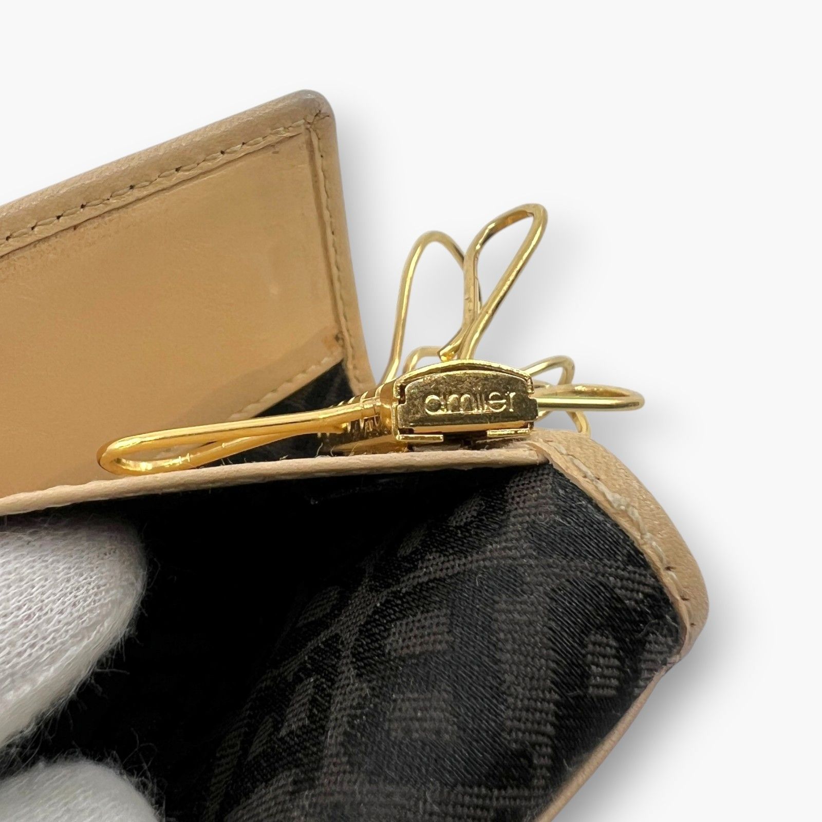 美品】BALLY バリー キーケース 6連 レザー ベージュ イタリア製
