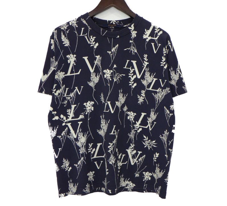 ルイヴィトン LOUIS VUITTON 20AW 【 RM202M UYM HJY04W 】 LV リーフディスチャージ 半袖 Tシャツ 50059