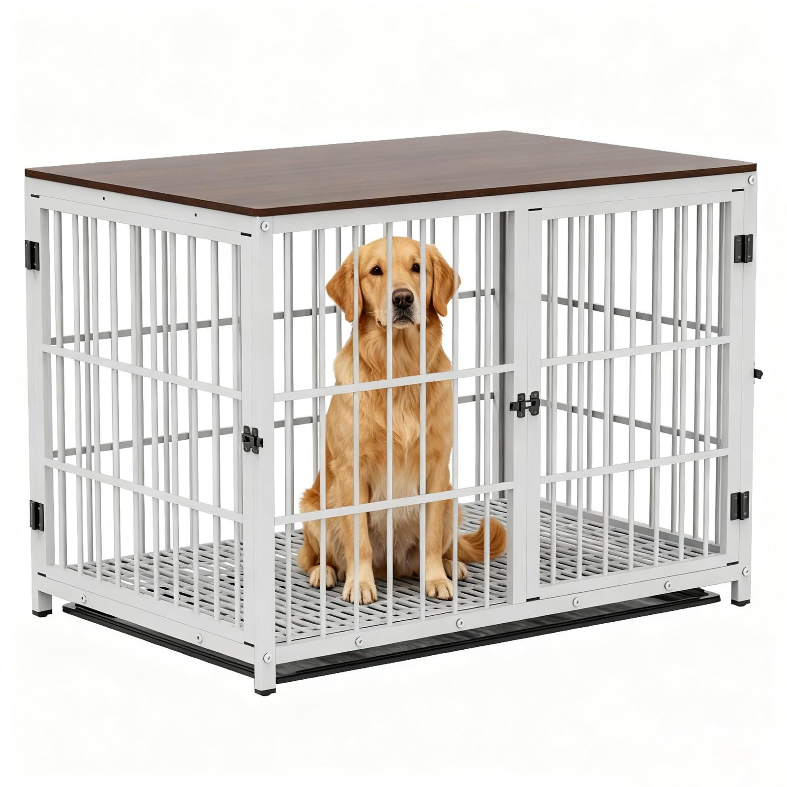 BingoPaw 大型犬 ケージ 中型犬用ケージ 連結可能 107.5長さ x 71.5幅 