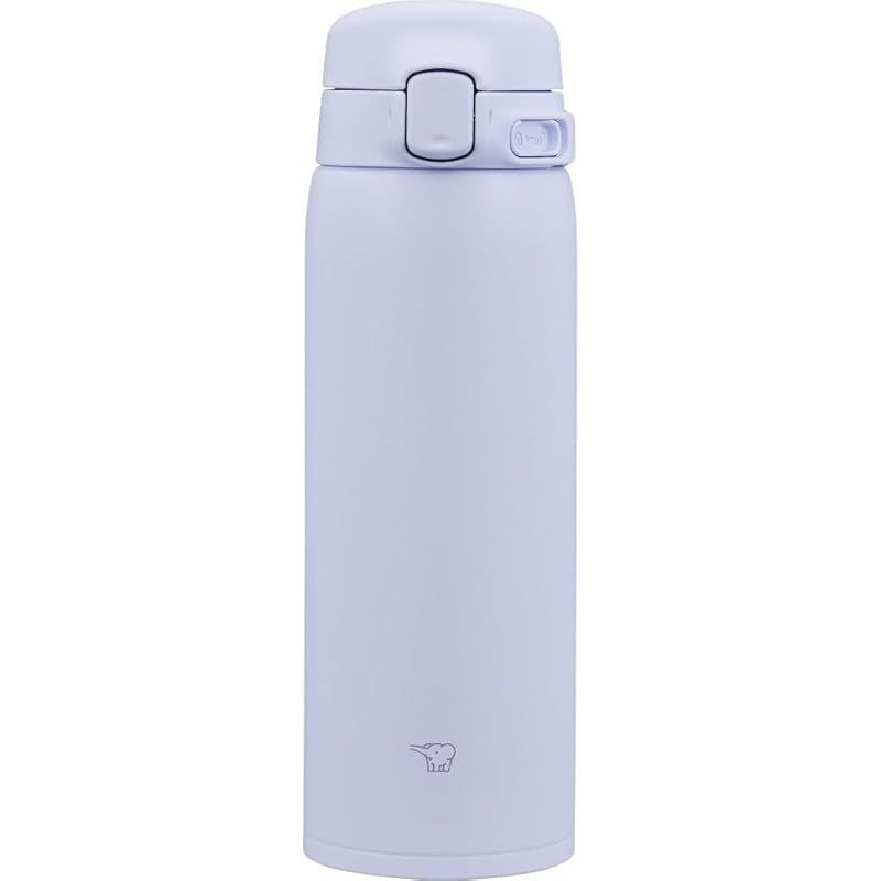 【新品】 【限定】 象印 水筒 480ml 食洗機対応 シームレスせん 洗う点数2点のみ 軽量&コンパクト 保冷・保温 ワンタッチマグ アイシーパープル SU-BA48AM-VM 1