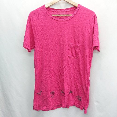 ◇ MARC BY MARC JACOBS マークバイマークジェイコブス コットン100% 半袖 カットソー サイズS ピンク系 レディース E 【1407180066410】