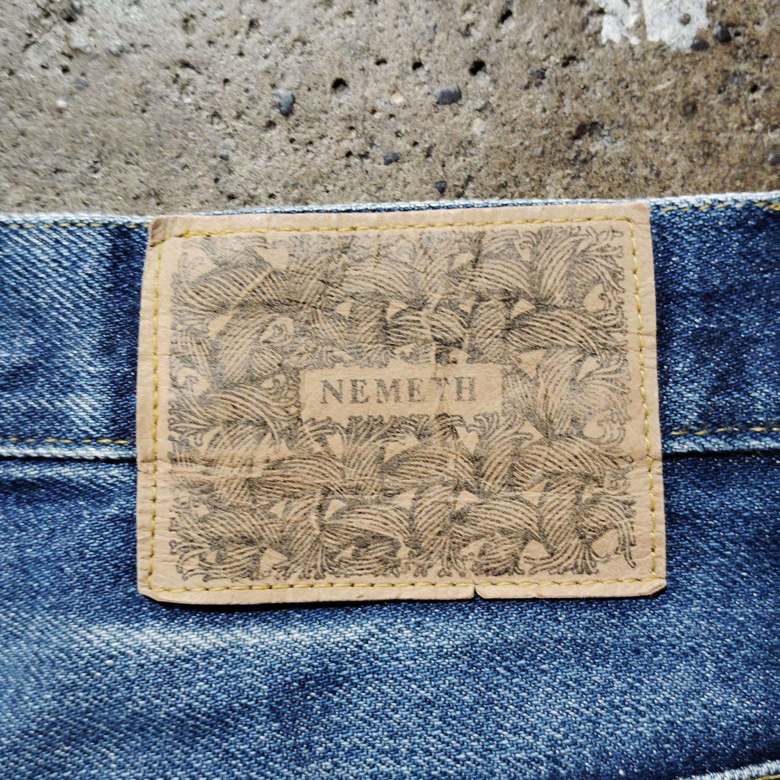 Christopher Nemeth 90s 再構築パッチワークデニムパンツ 立体裁断