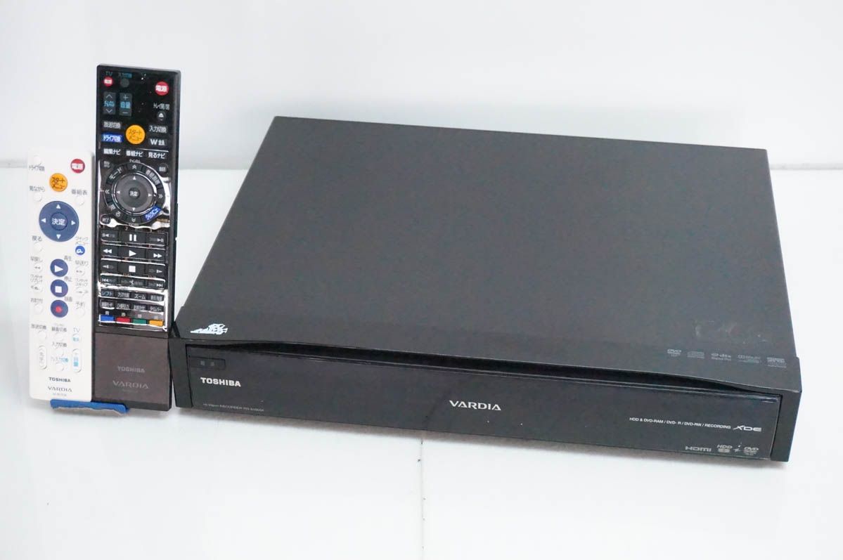 【中古】東芝TOSHIBA ハイビジョンレコーダー DVDレコーダー HDD1TB内蔵 RD-S1004K VARDIA