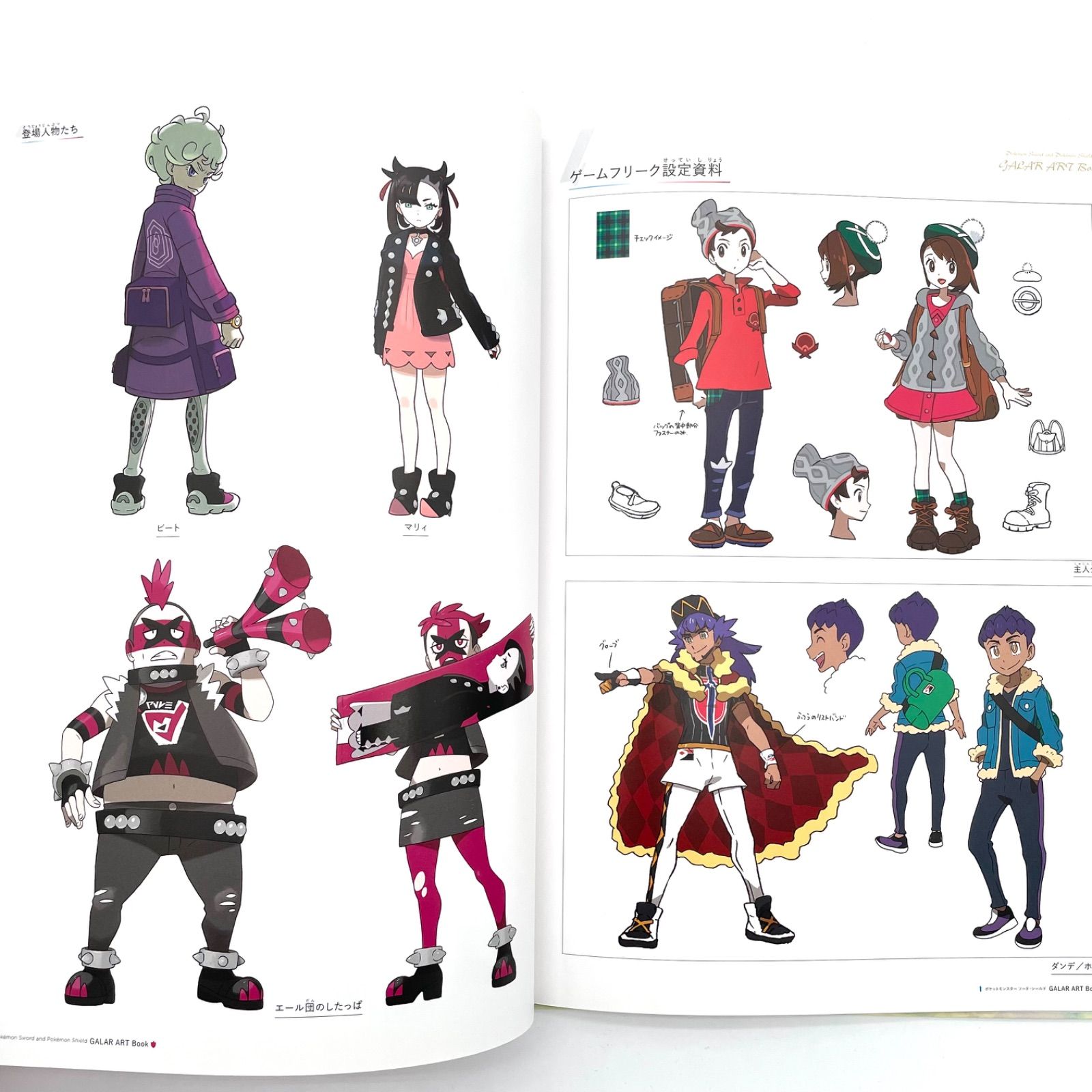 ポケモン ソード シールド ガラルアートブック 設定資料集 イラスト集