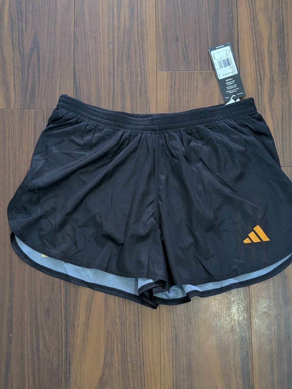 新品 adidas ADIZERO ランニング ショートパンツ ランパン 黒 L アディゼロ 青山学院 箱根駅伝