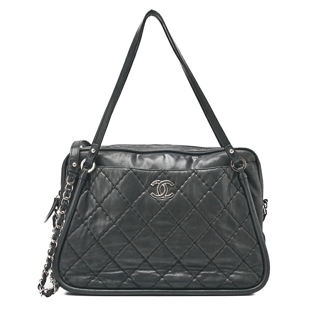 CHANEL シャネル スパークルレザー マトラッセ ココマーク 2WAY