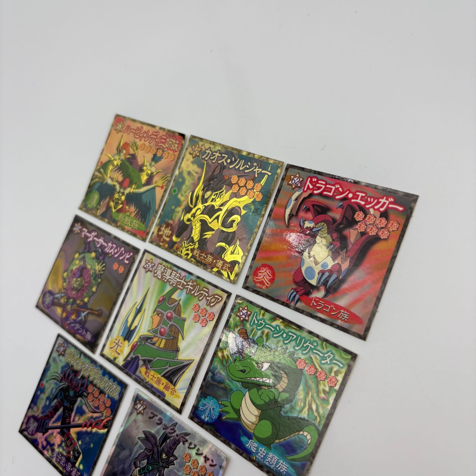 遊戯王デュエルモンスターズ 森永製菓 シール ブラック・マジシャン 