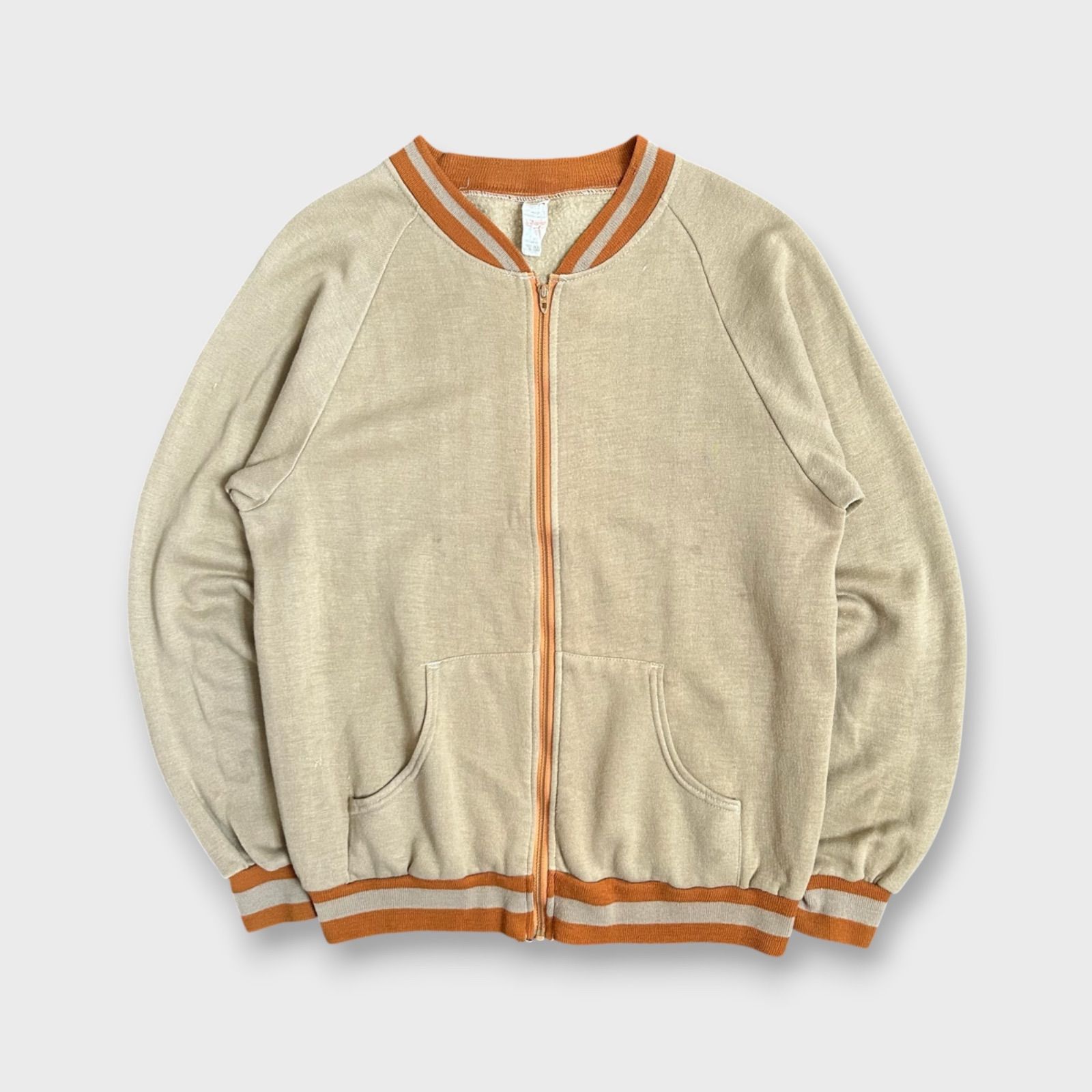 1960's~ sportswear sweat cardigan
