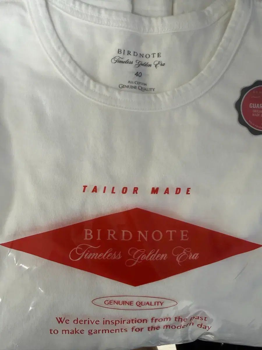 26ss BIRD NOTE 白 Tシャツ 40サイズ