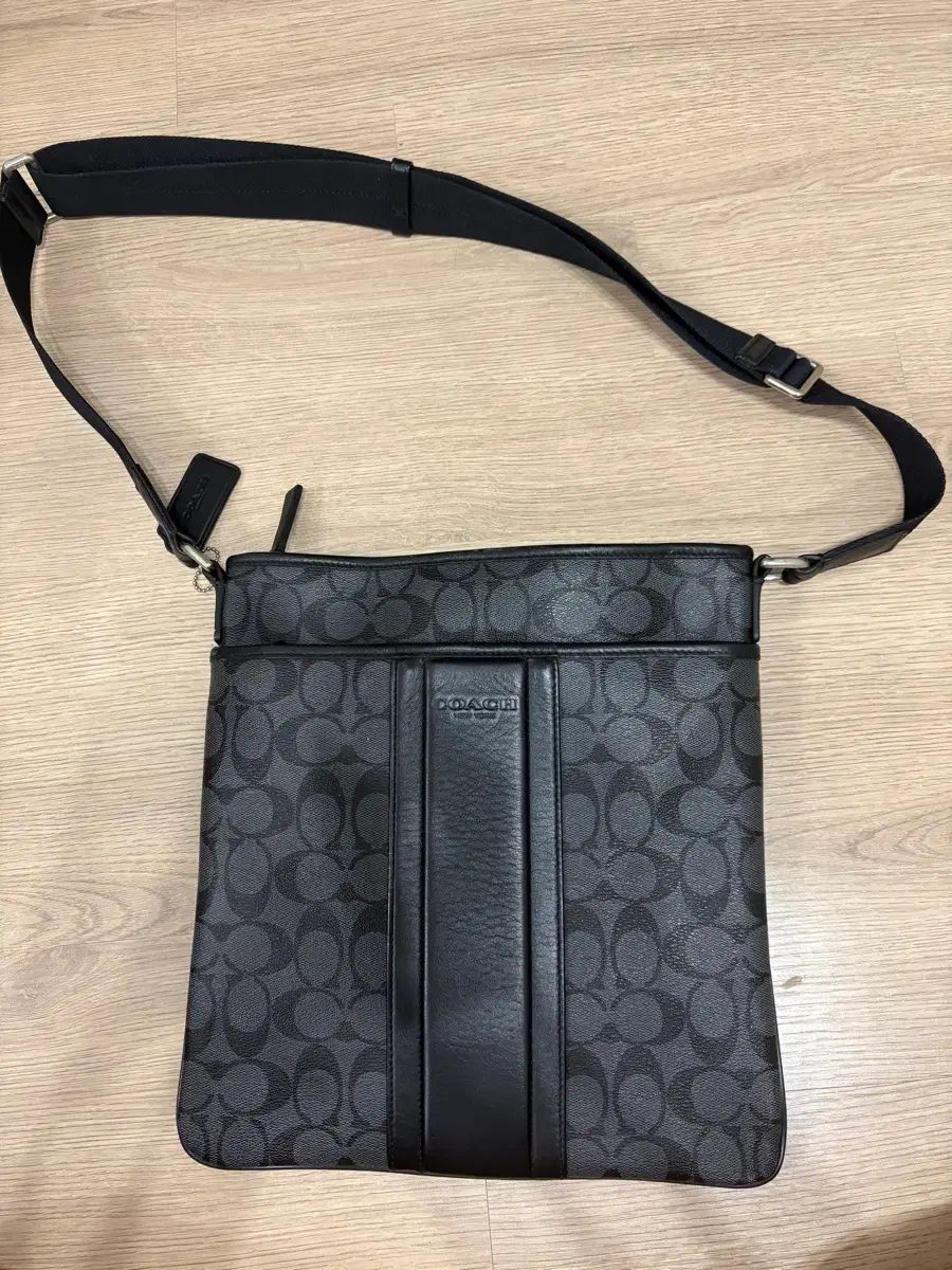 COACH シグネチャー ブラック メンズ クロスバック
