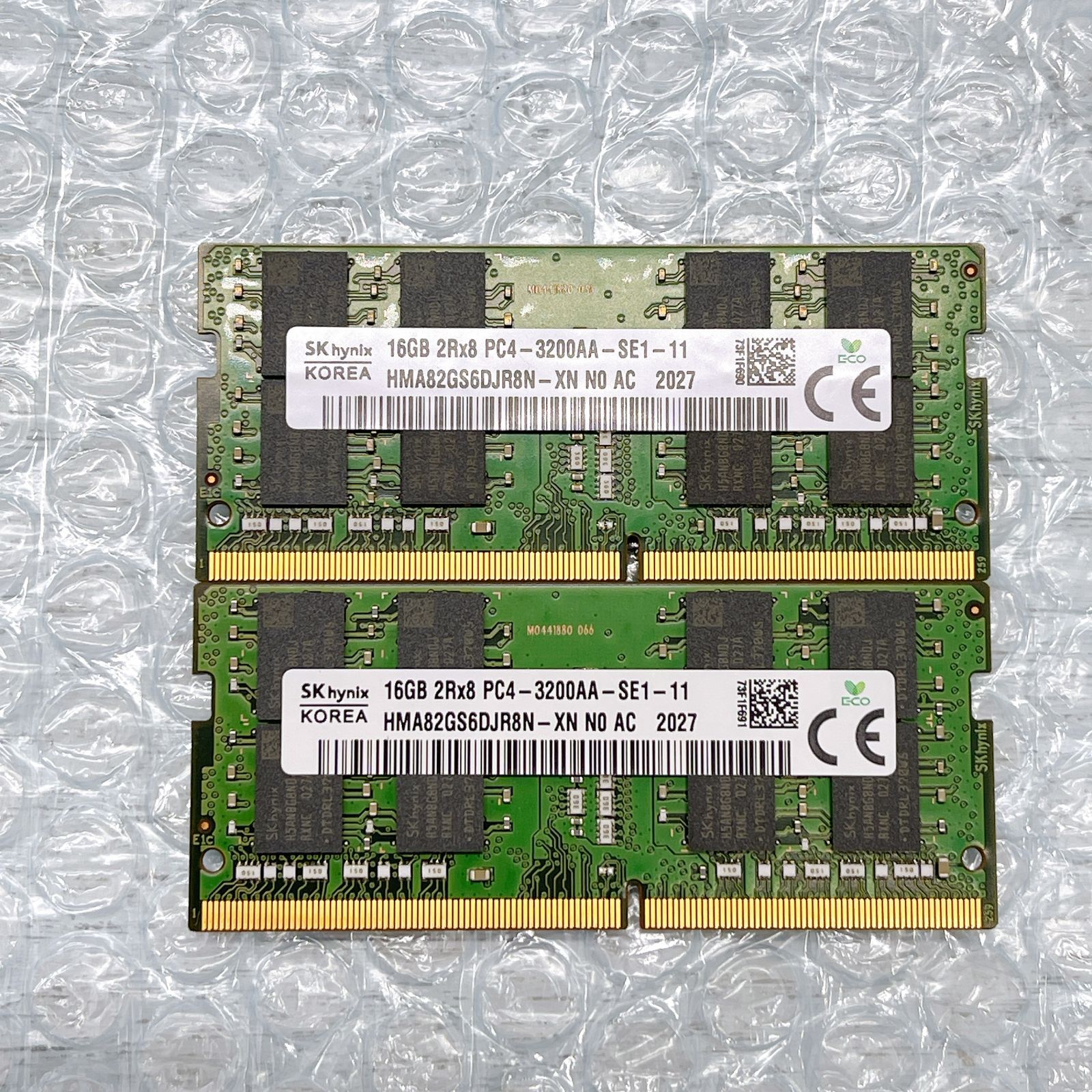 SK hynix 16GBx2 DDR4 PC4-3200AA メモリ 32GB - メルカリ