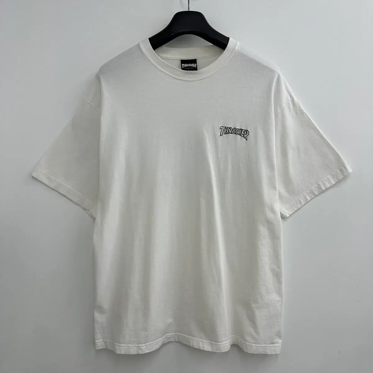 105 THRASHER(スラッシャー) メンズ ヘビーコットン ルーズフィット 半袖 Tシャツ
