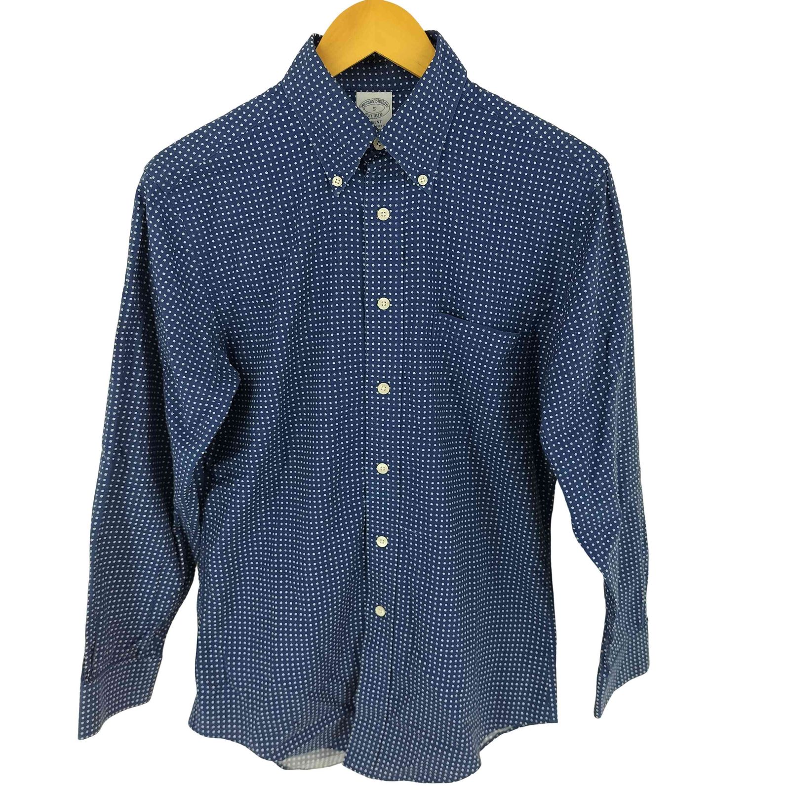 ブルックスブラザーズ BROOKS BROTHERS Est.1818 REGENT ボタンダウンドットシャツ メンズ S