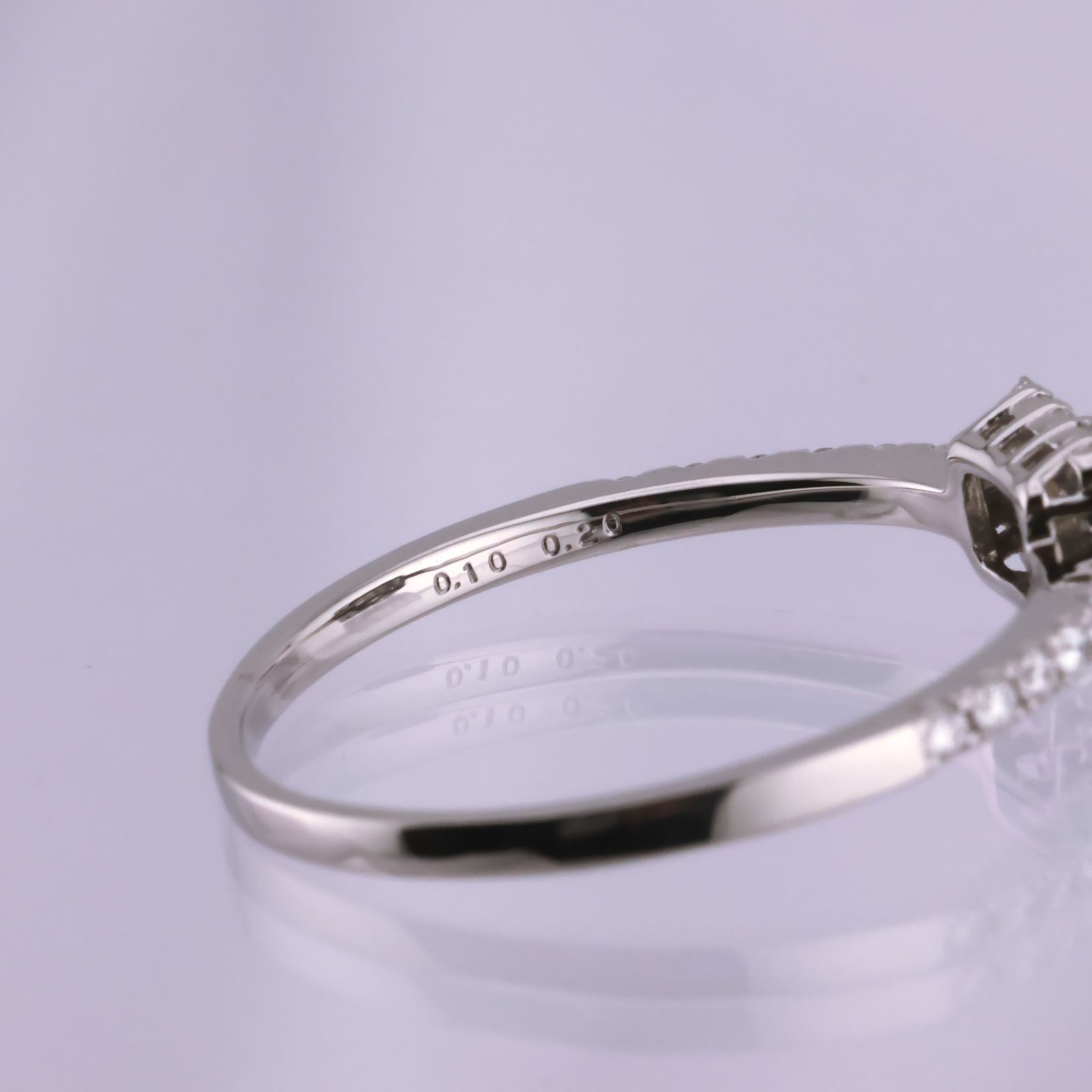 参考定価293,700円！》 Pt.950 プラチナ ダイヤモンド 0.20ct 0.10ct 
