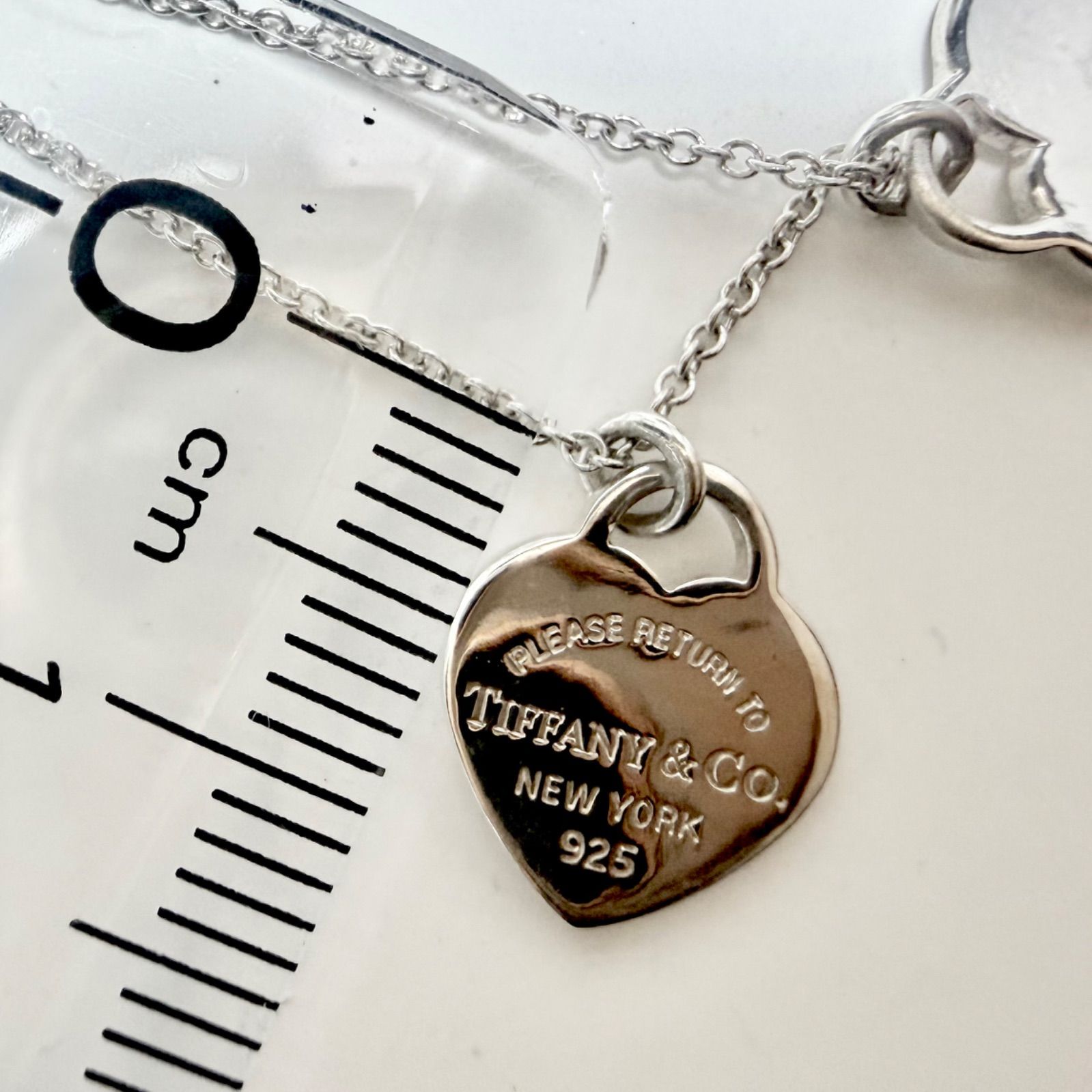 新品仕上済 TIFFANY ティファニー リターントゥ ダブルハート シルバー 