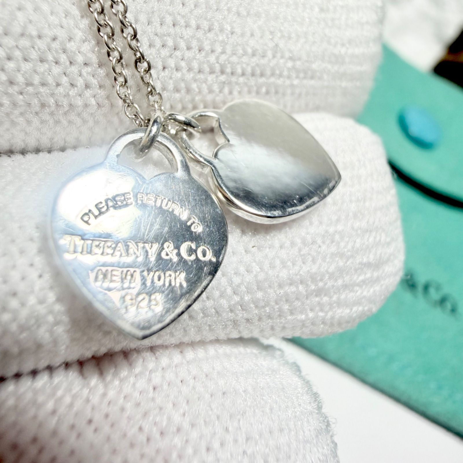 TIFFANY ティファニー リターントゥ ダブル ハート ネックレス