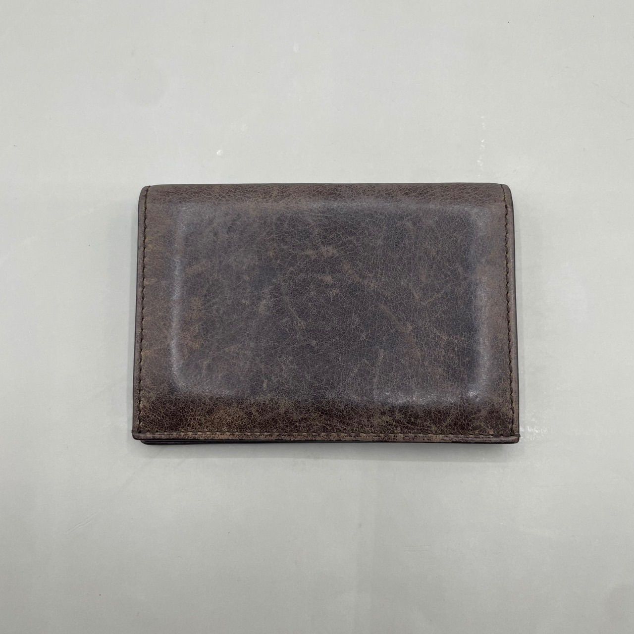 【良品】カルティエ　カードケース　名刺入れ　レザー　シルバー金具　黒 良品 Cartier カルティエ 名刺入れ カードケース サントス シルバー