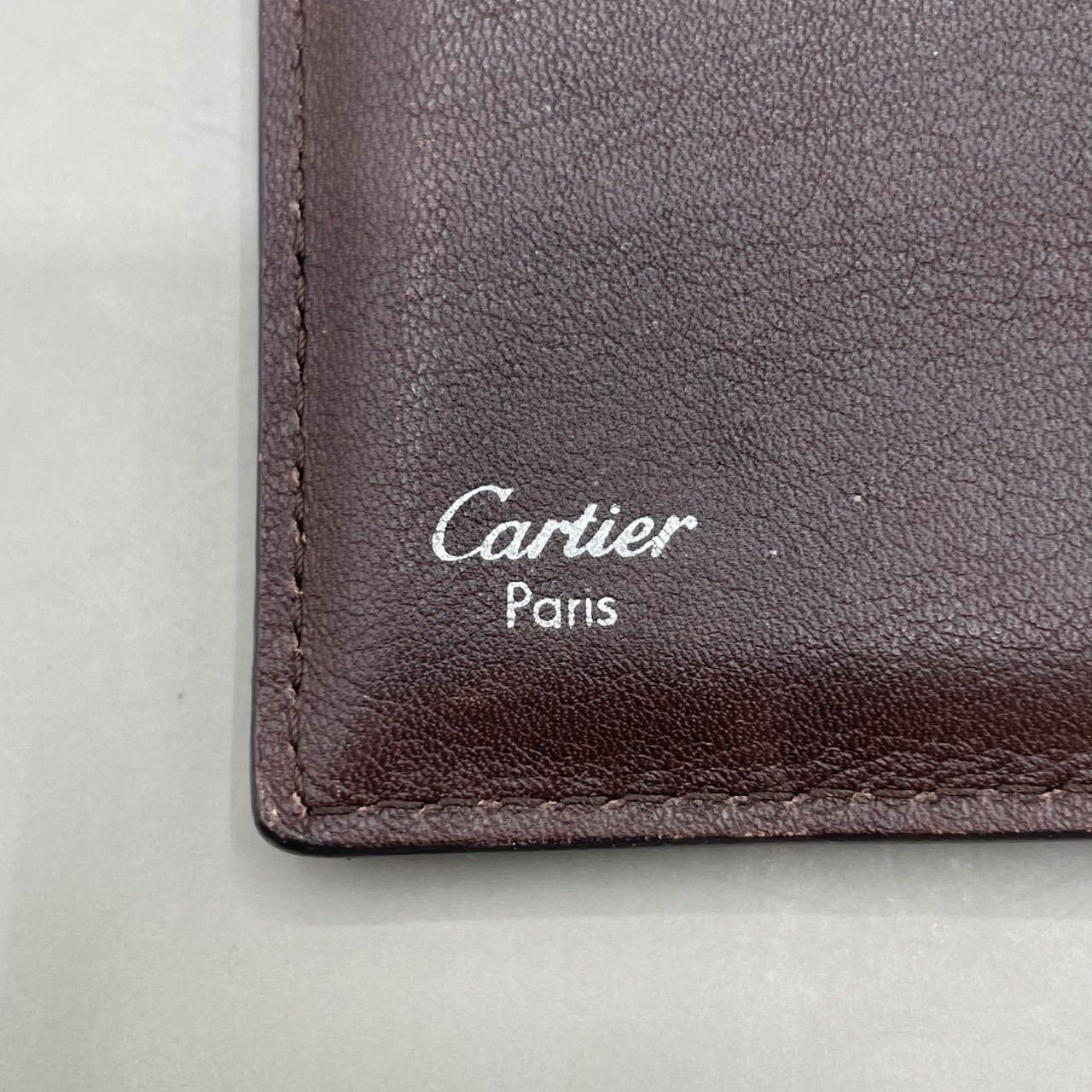 良品 Cartier カルティエ 名刺入れ カードケース サントス シルバー