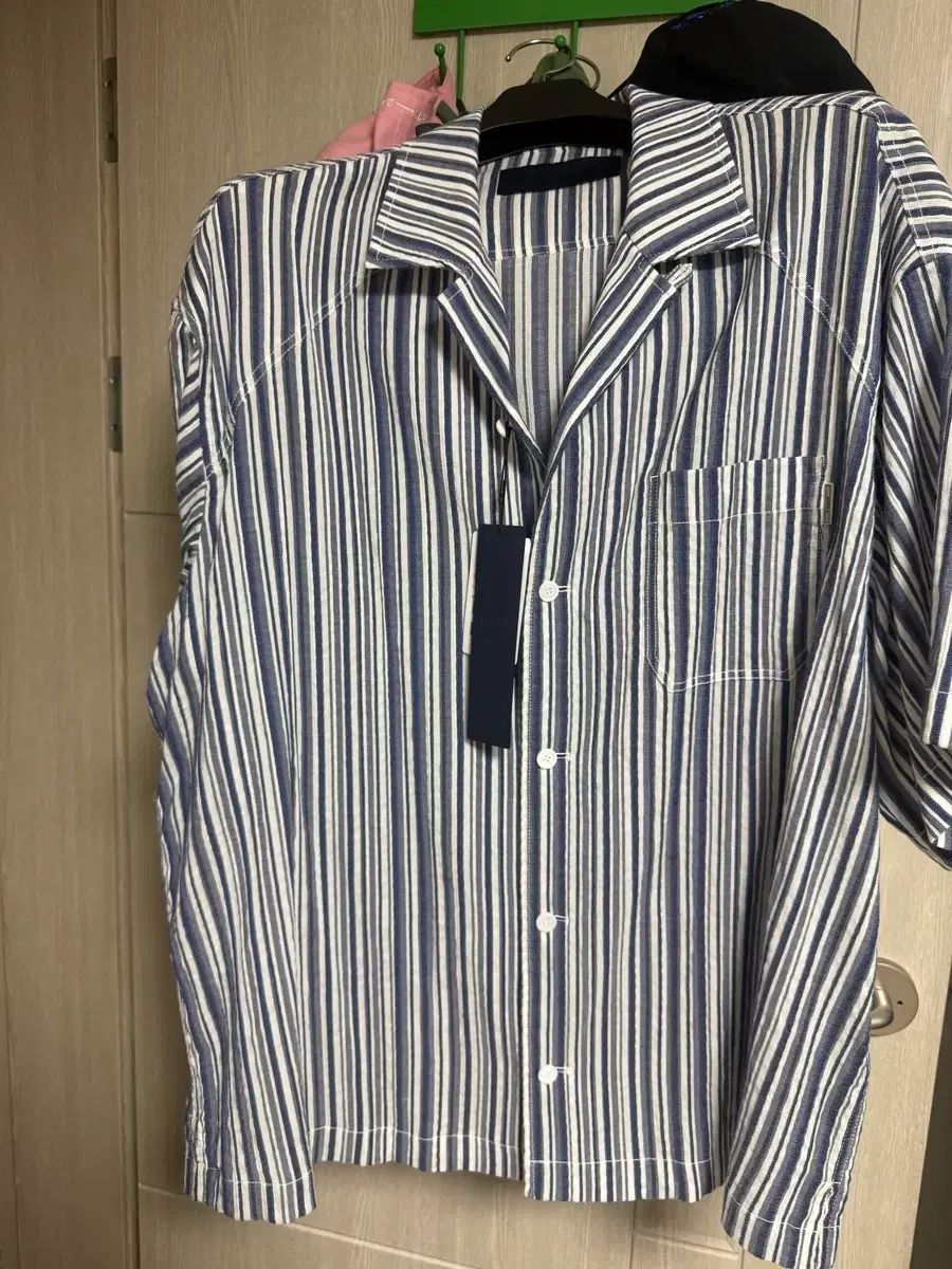 ジュンジェイ26ss ファンシーストライプ(50)シャツ 新品 出品
