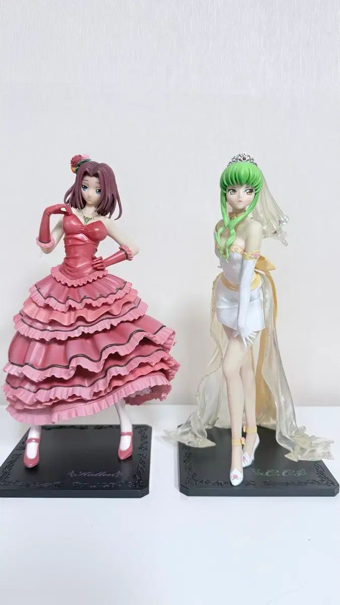 コードギアス カレン & C.C. ウェディングドレス フィギュア