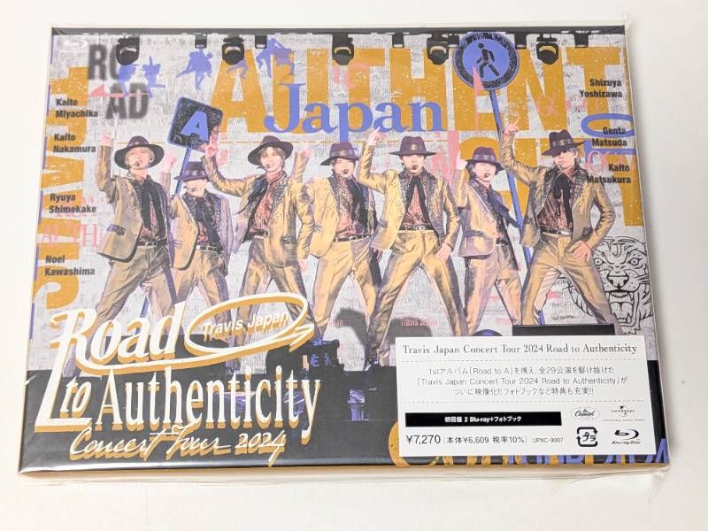 新品未開封 Travis Japan Concert Tour 2024 Road to Authenticity 初回盤 Blu-ray