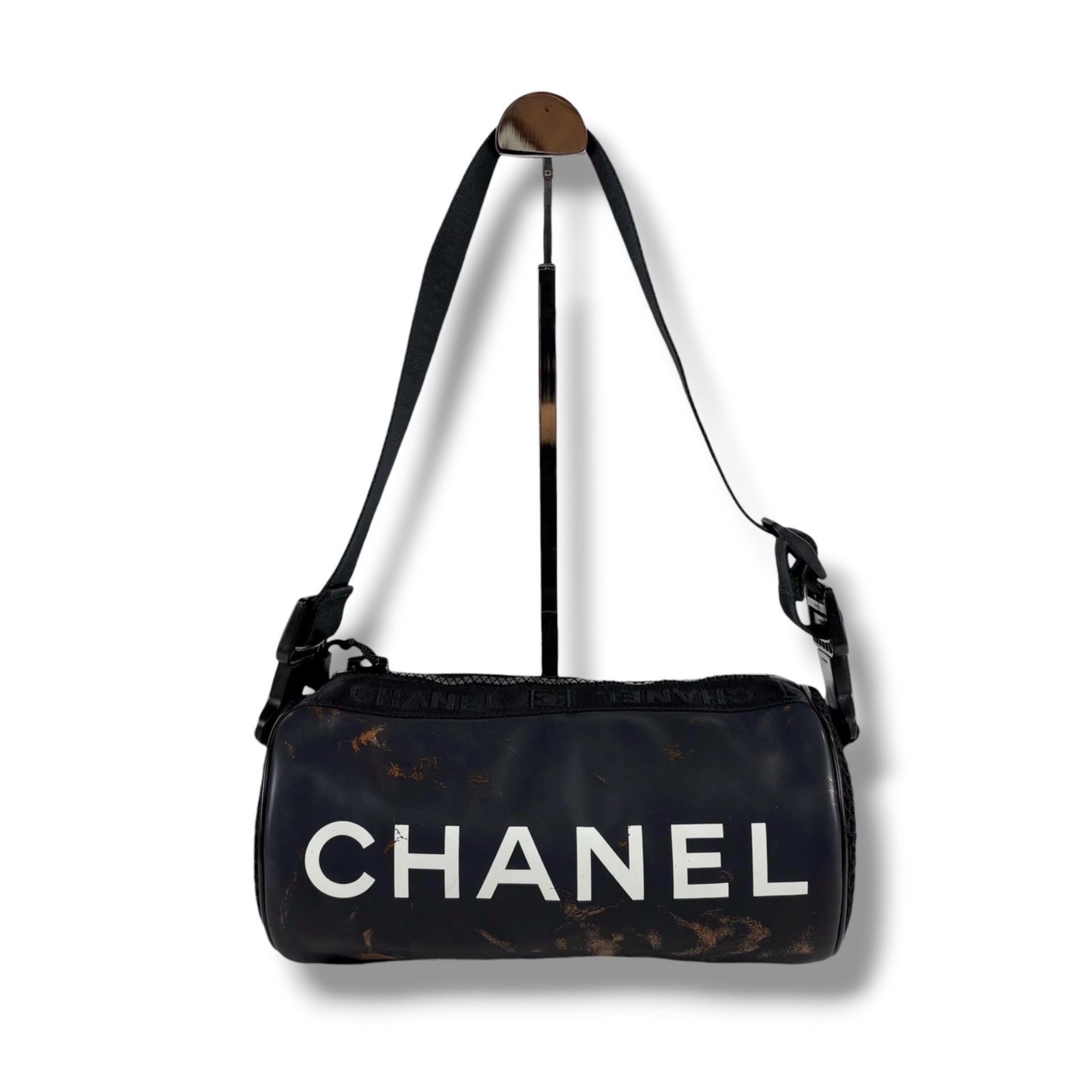 シャネル CHANEL スポーツライン 筒型 ワンショルダーバッグ