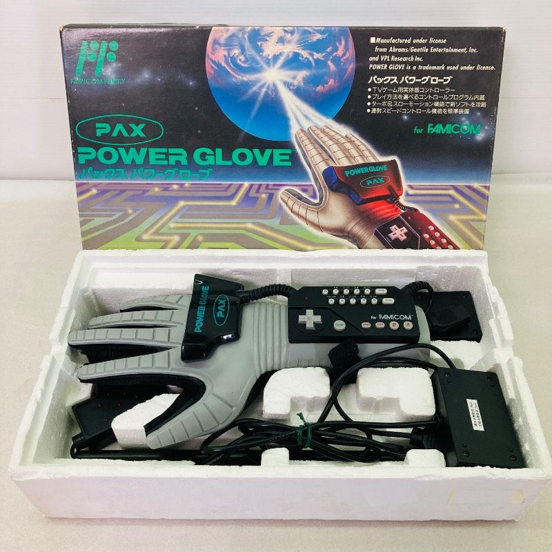 【動作確認済み】ファミリーコンピュータ 体感型コントローラー パックス パワーグローブ パックスコーポレーション PAX ファミコン FAMILY COMPUTER FC JC1