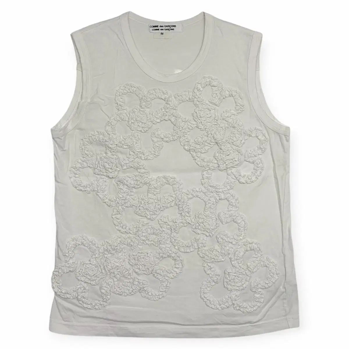 コム・デ・ギャルソン パータン ノースリーブ Tシャツ