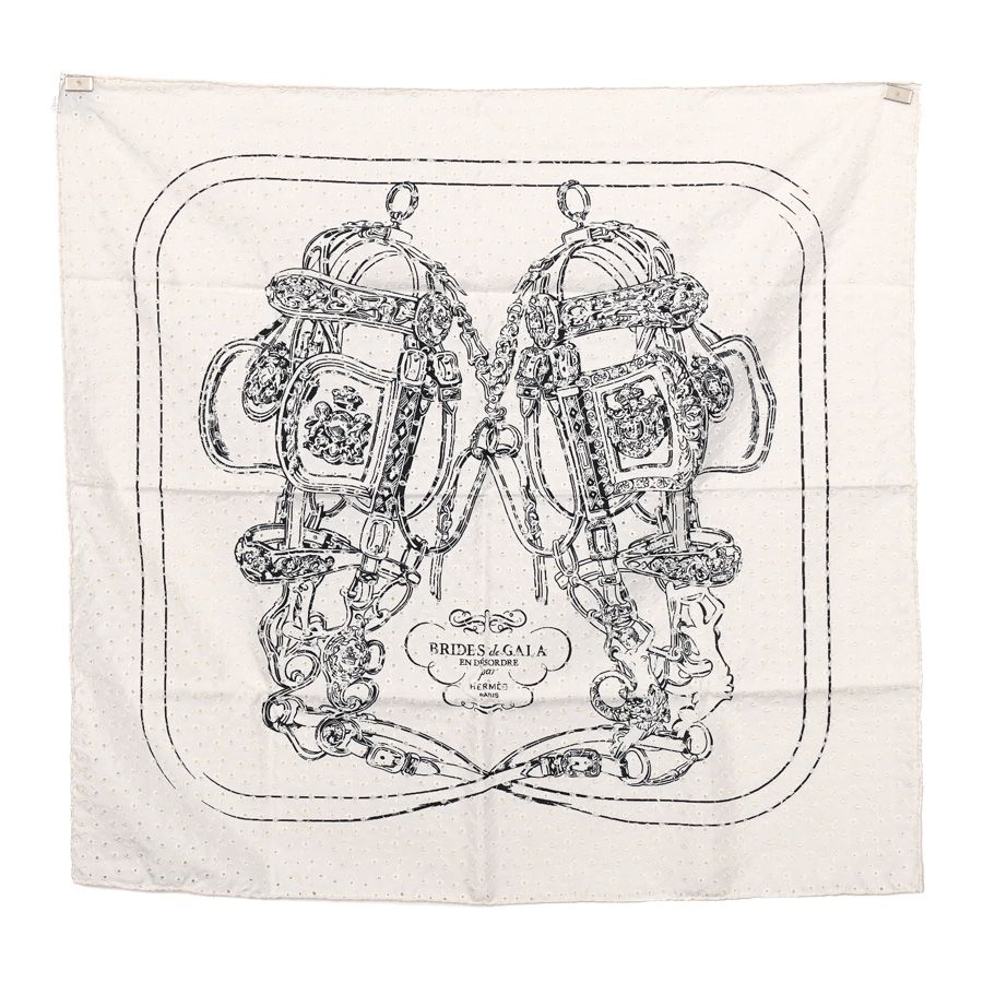 HERMES エルメス スカーフ カレ70イングリッシュエンブロイダリー