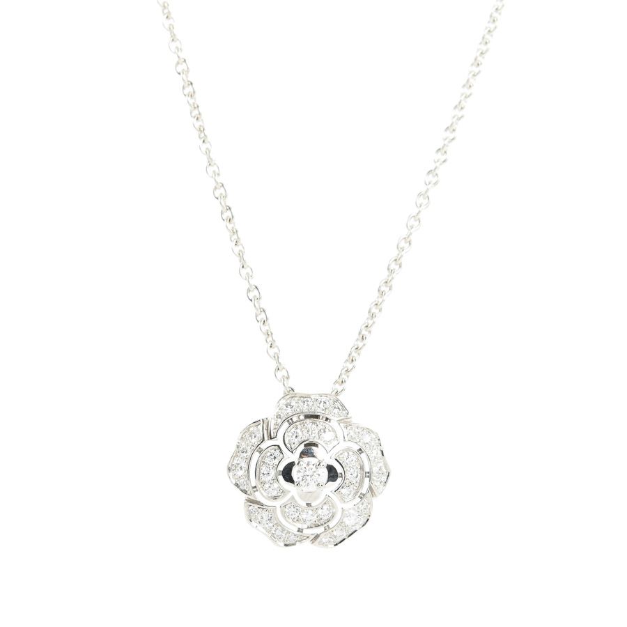 CHANEL シャネル ネックレス カメリア J12071