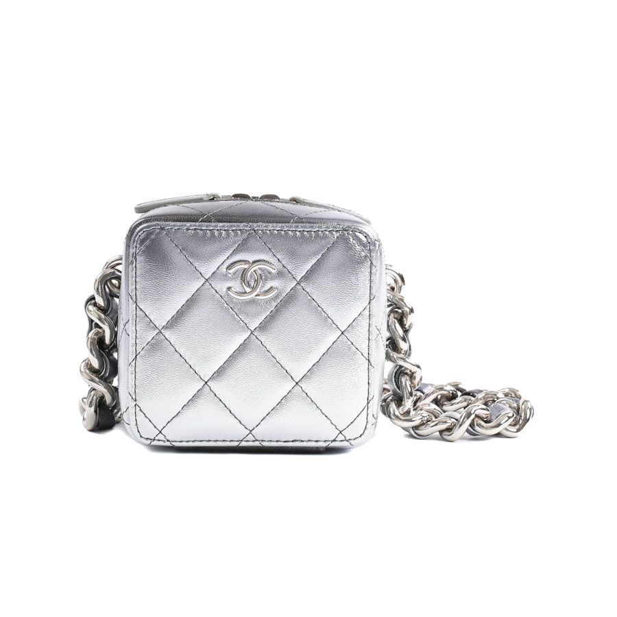 CHANEL シャネル ショルダーバッグ キューブチェーンショルダー