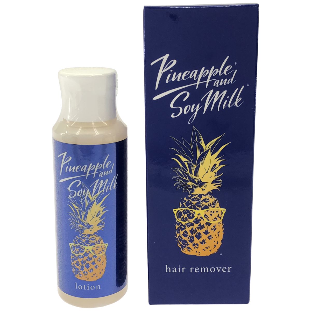 Z000 パイナップル 豆乳 ローション メンズ用 100mL & 配合除毛クリーム メンズ用 100g 2個セット ラスト1点!