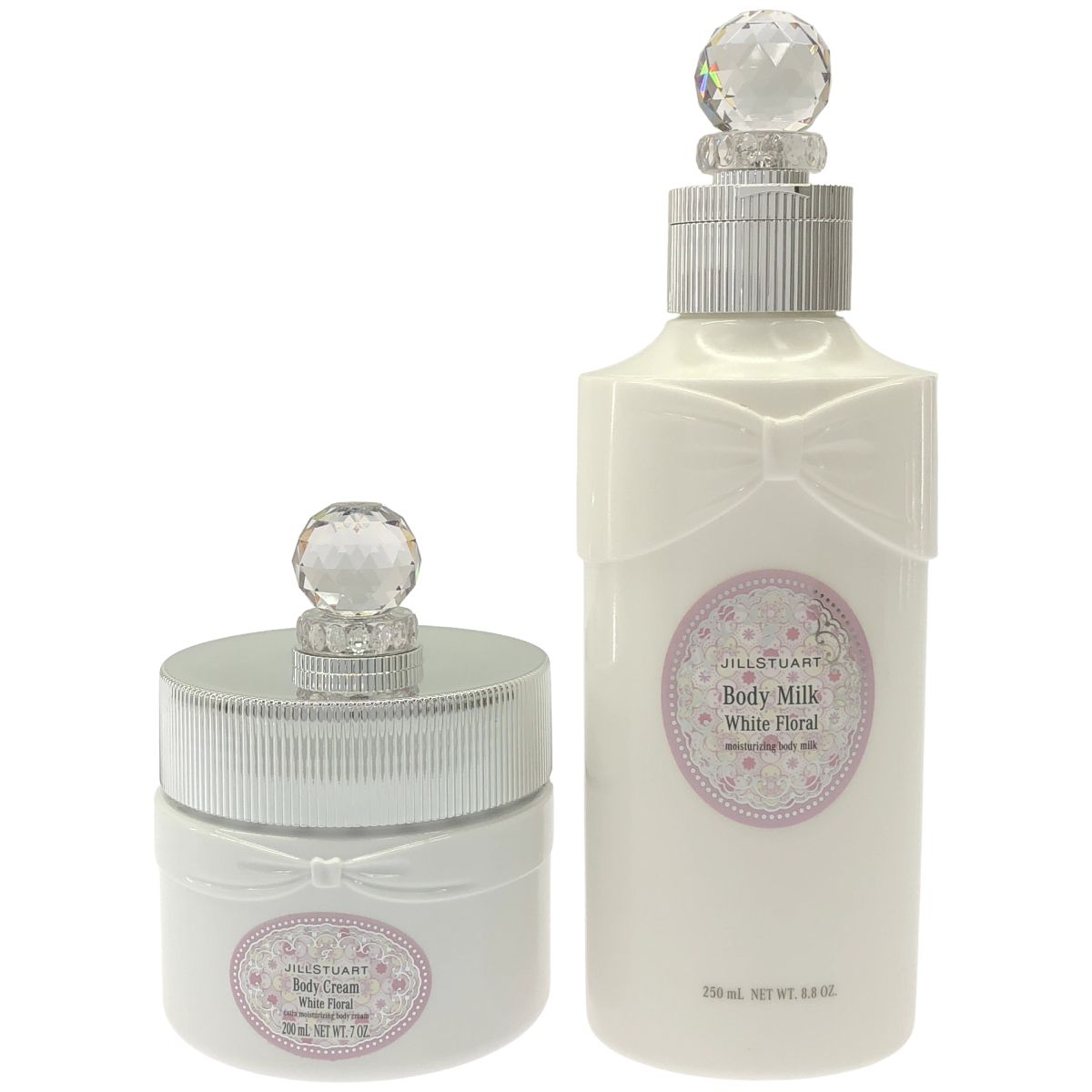 Z000 ジルスチュアート ホワイトフローラル ボディミルク 250mL & ホワイトフローラル ボディクリーム 200g 2個セット　ラスト1点！