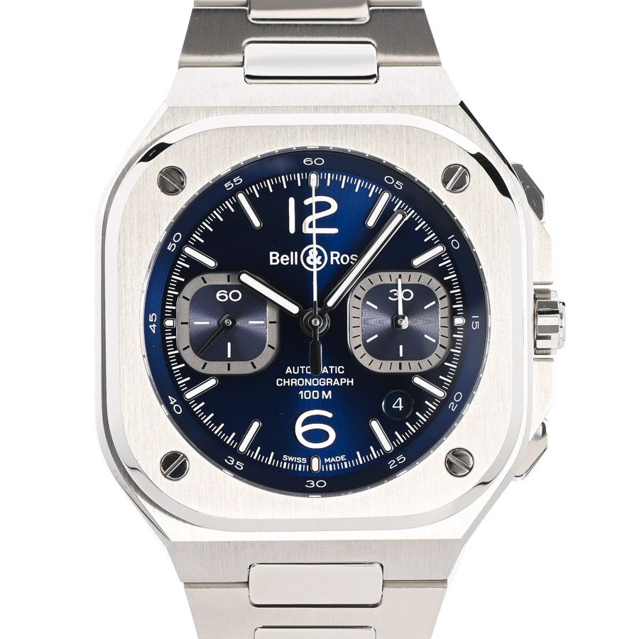 Bell&Ross ベルアンドロス 腕時計 BR05 クロノ ブルー スティール BR05C-BLU-ST/SST