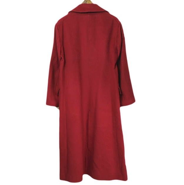 ALLEGE アレッジ 17AW 日本製 メルトンチェスターコート AF17W-CO01 2 ワインレッド ダブル アウター g26255