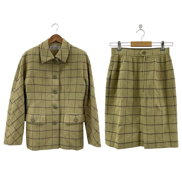 ジバンシィ GIVENCHY セットアップ ジャケット スカート ウール