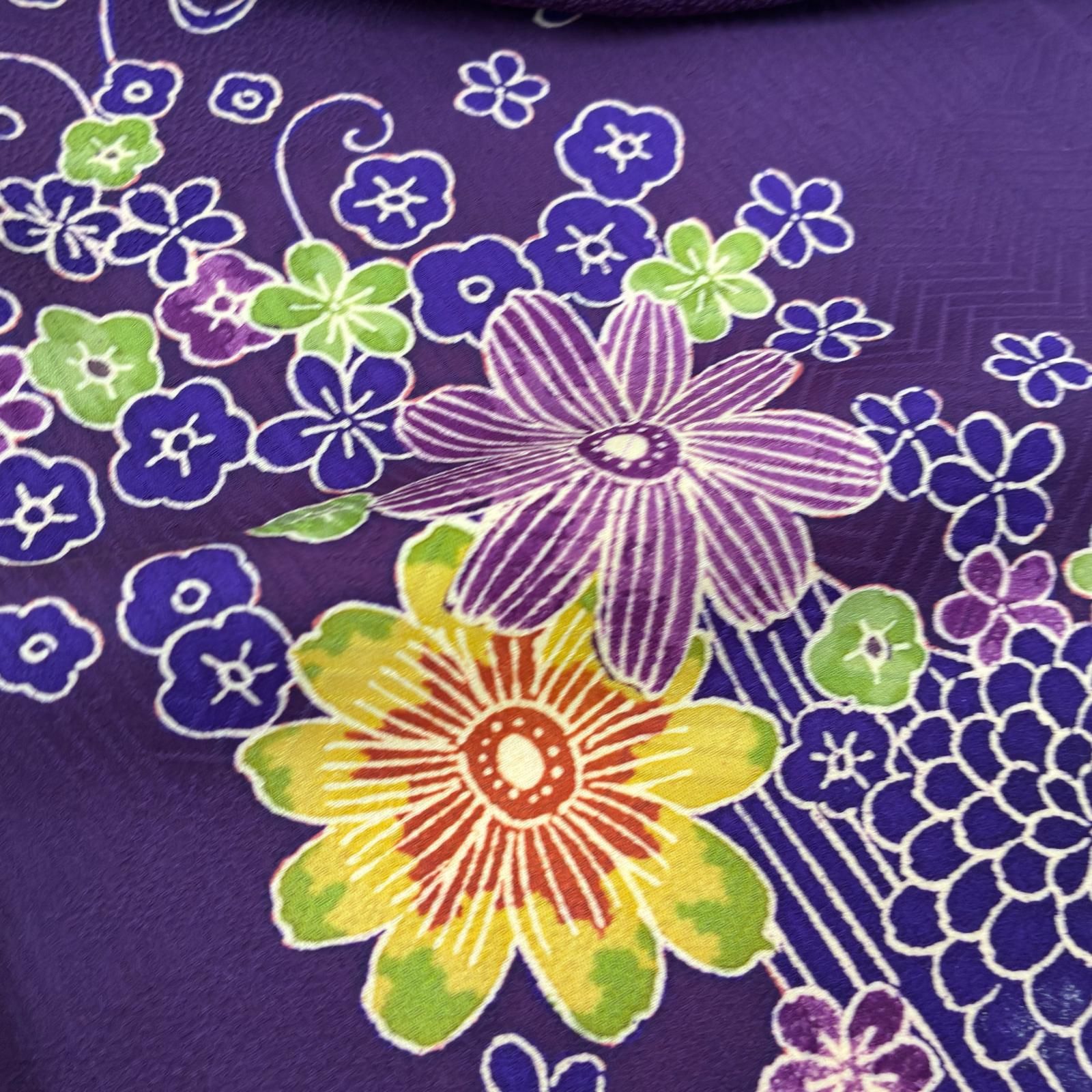 付下げ 素敵な花唐草の染め 紋無し 正絹 着物 MK-4073 - メルカリ