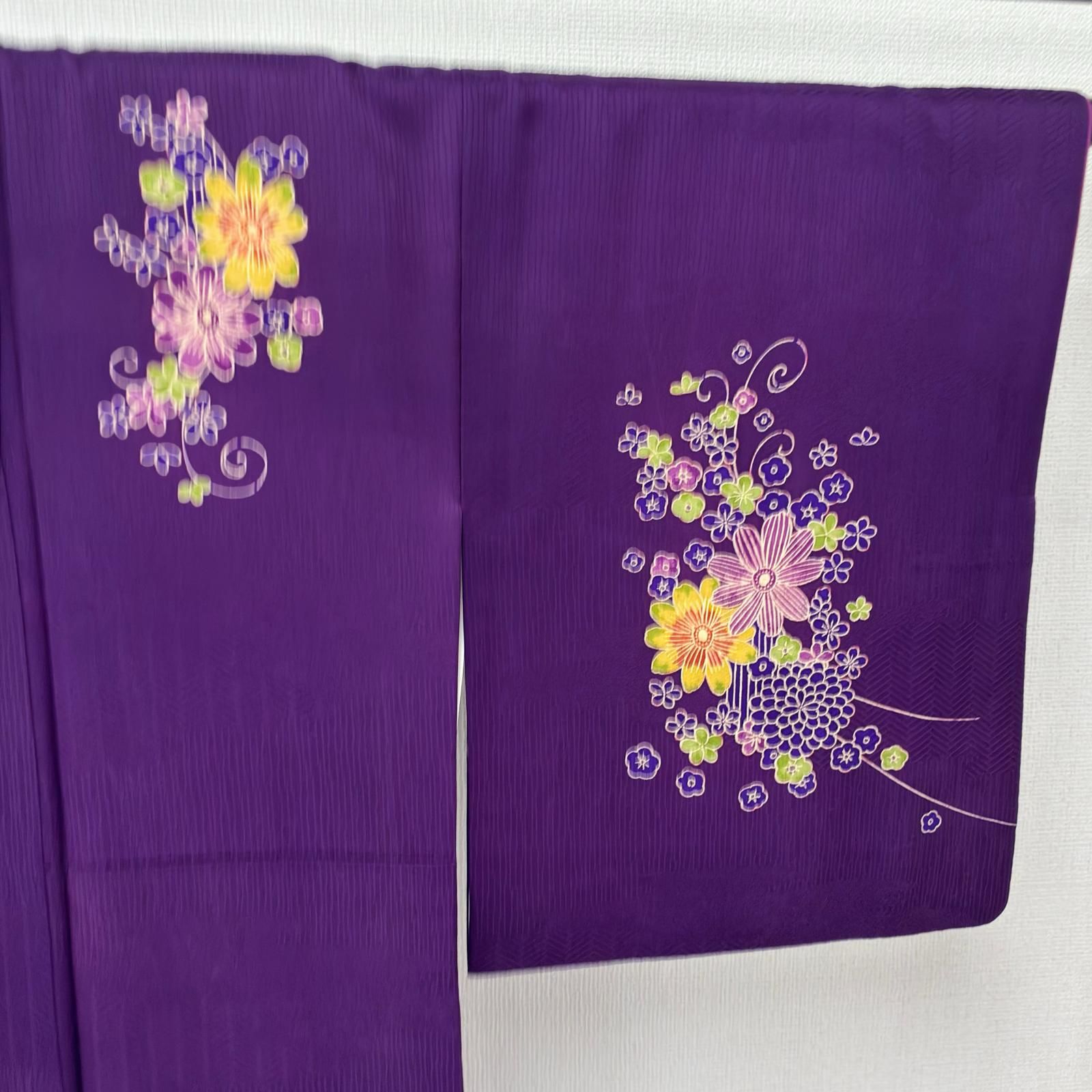 付下げ 素敵な花唐草の染め 紋無し 正絹 着物 MK-4073 - メルカリ