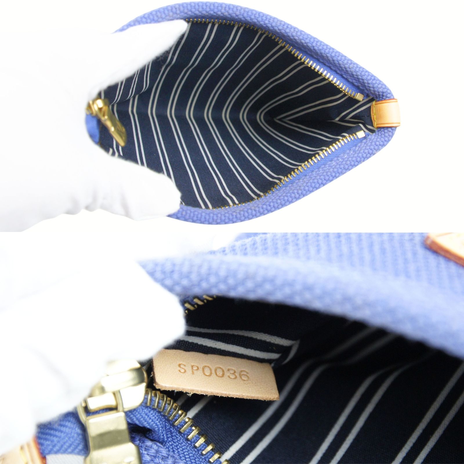 中古】LOUIS VUITTON ルイヴィトン アンティグア ポシェットプラットPM 