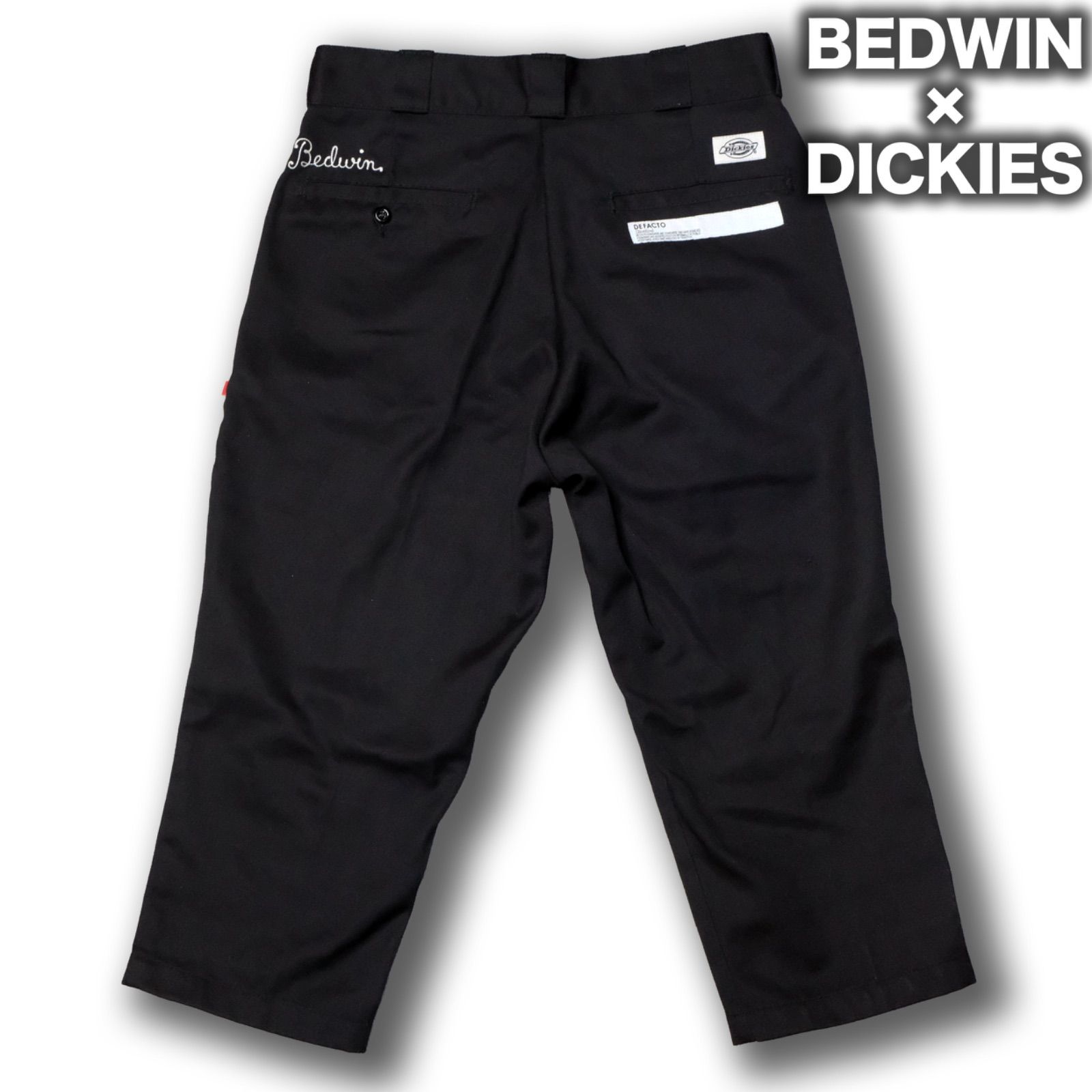 BEDWIN × Dickies 874別注クロップドパンツ サイズ4 BEDWIN × Dickies DEFACTO 8L クロップドチノ トラウザーズ 1サイズ