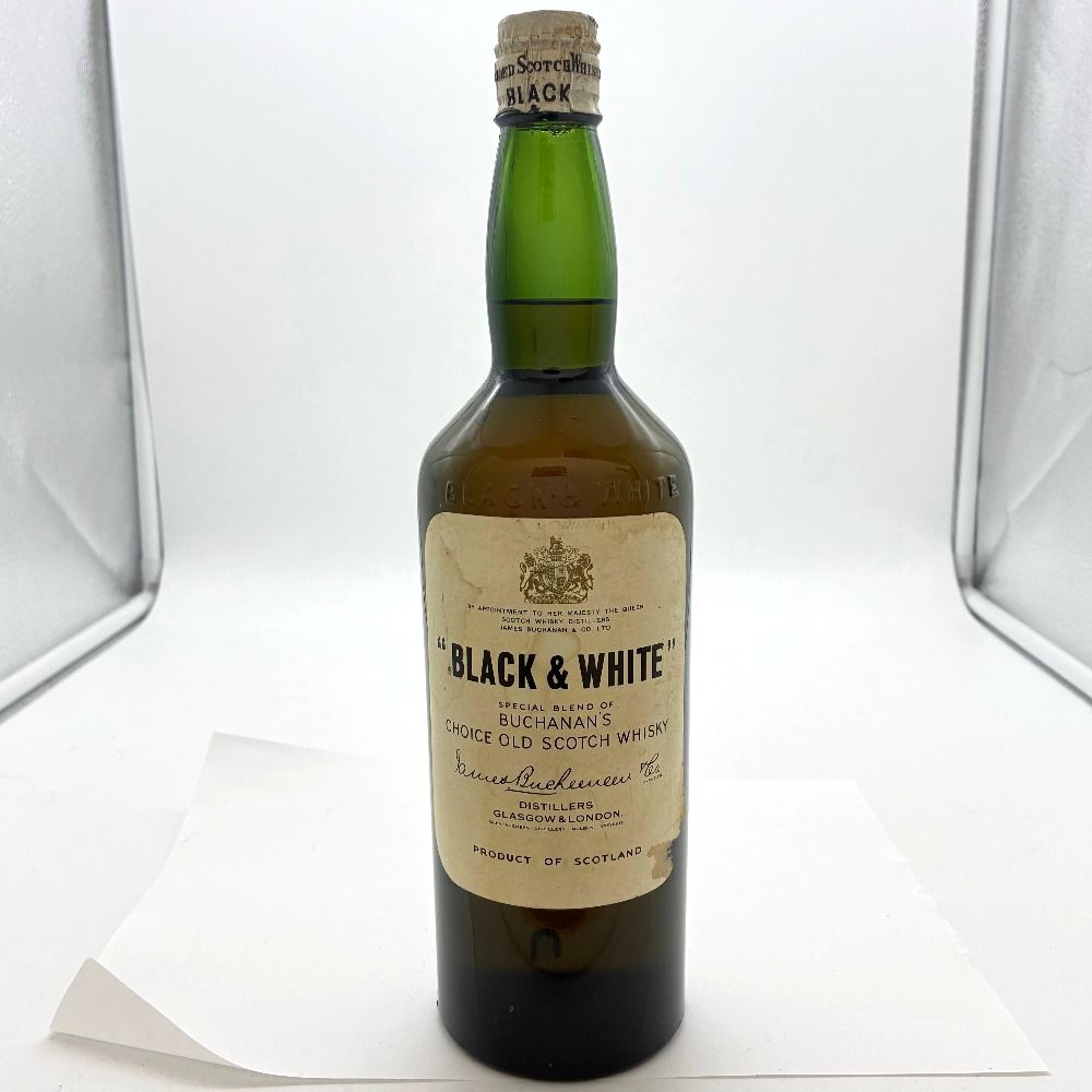 BLACK & WHITE 1970年古酒 ウイスキー - メルカリ