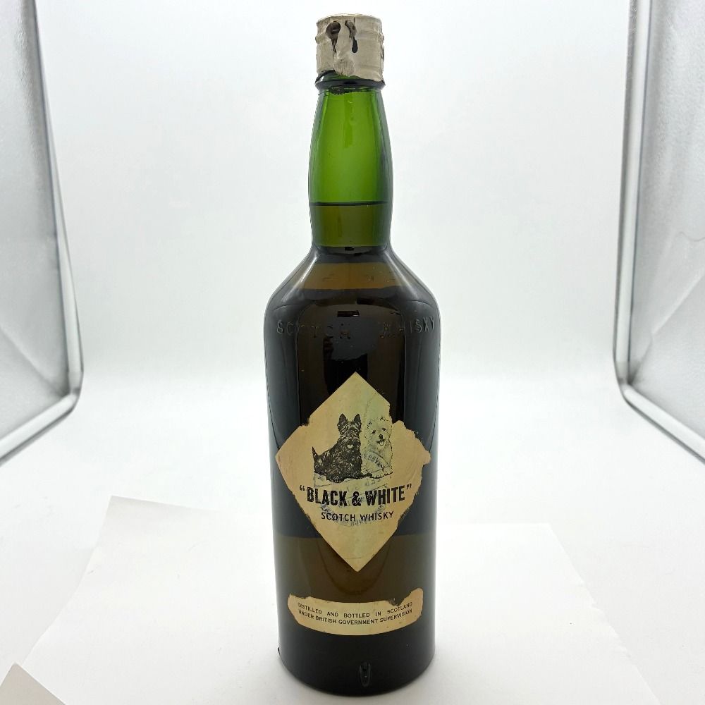 古酒 BLACK & WHITE ウィスキー ブラック＆ホワイト スコッチ