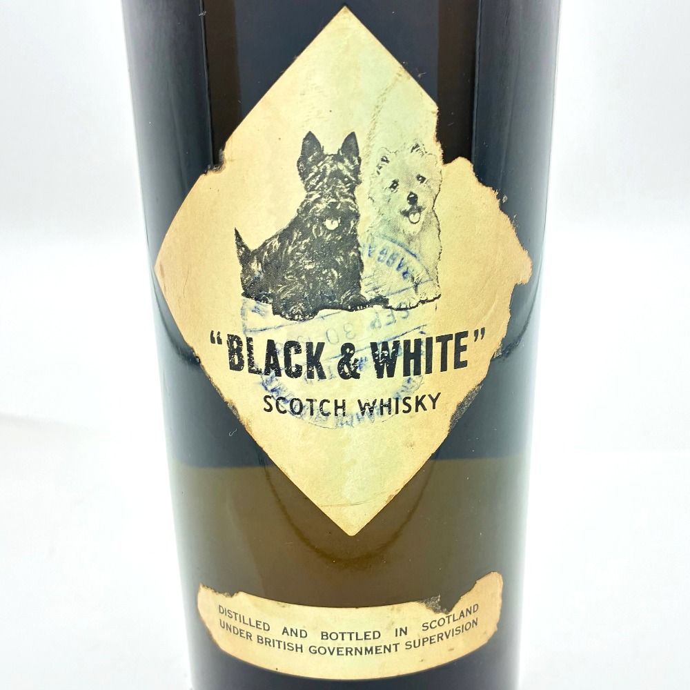BLACK & WHITE 1970年古酒 ウイスキー - メルカリ