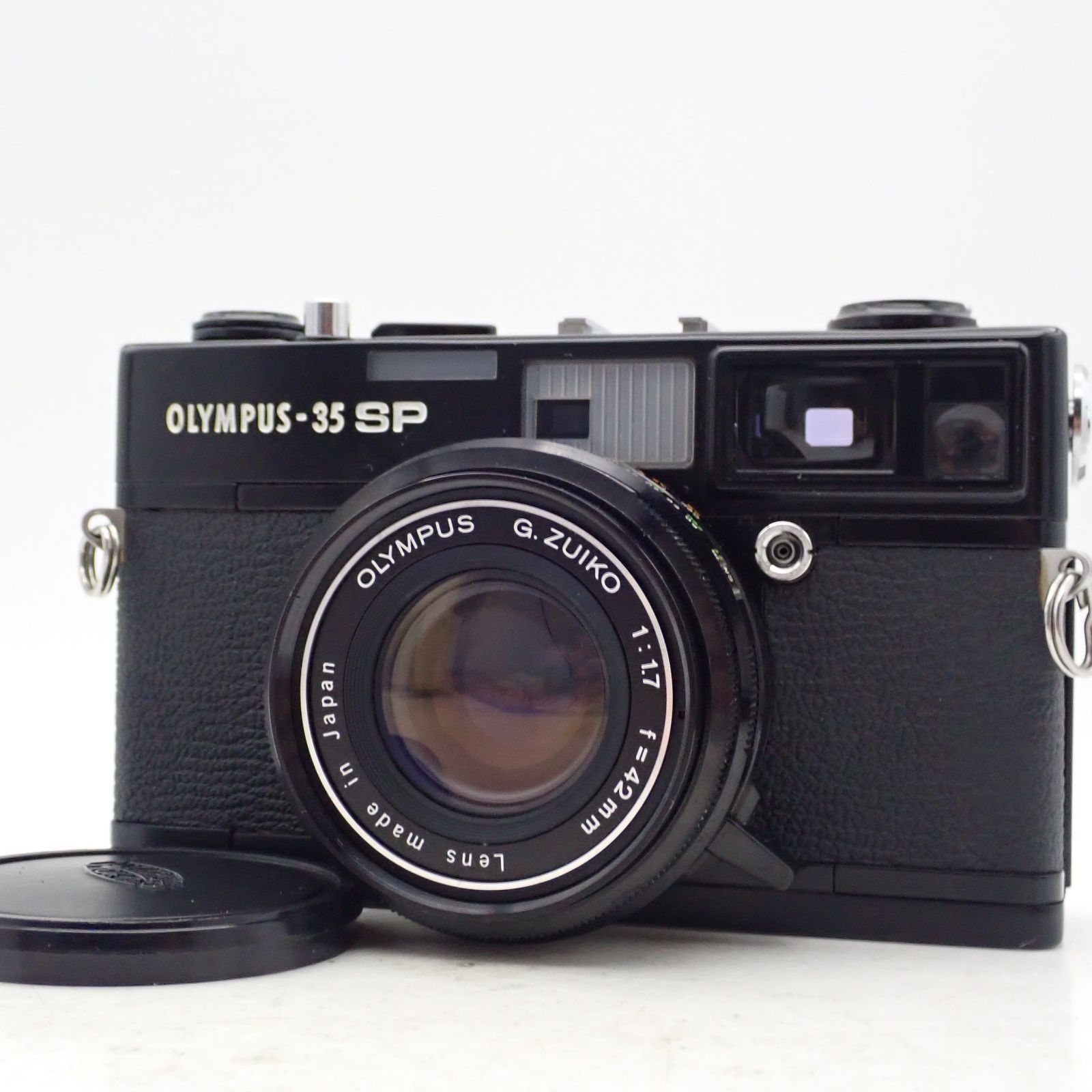 極上品 OLYMPUS 35SP 35 SP ブラックペイント G.ZUIKO 42mm f/1.7 レンジファインダー フィルムカメラ 248011