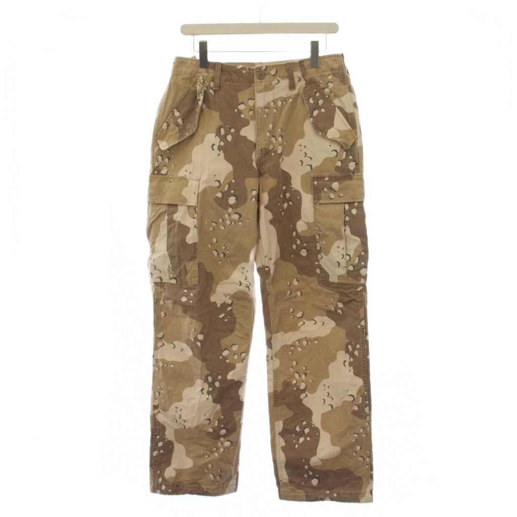 ステューシー STUSSY カーゴパンツ ジップフライ カモフラ 迷彩柄 30 ブラウン ベージュ 116668 /BM